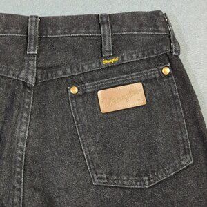 Wrangler VTG Jeans Mens 31x36 Fits 30x35 Black 13MWZ Cowboy Cut Western USA Made